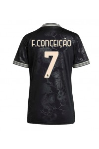 Juventus Francisco Conceicao #7 Voetbaltruitje 3e tenue Dames 2025-26 Korte Mouw